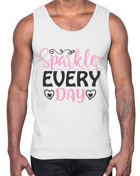 sparkle every day Style 1#-makeup Cotton Tank