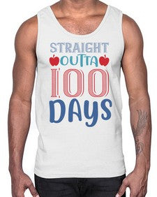 straight outta one hundred days 907#- one hundred days- Cotton Tank