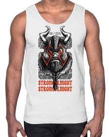 strongknighttshirtdesign 1137#- art pop art- Cotton Tank