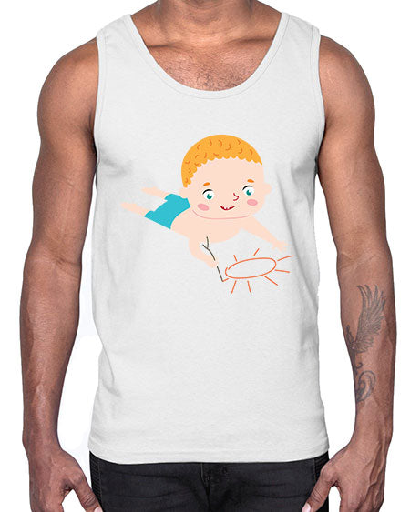 summer characters 65#- summer- Cotton Tank