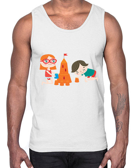 summer characters 66#- summer- Cotton Tank