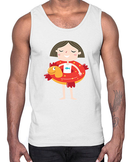 summer characters 67#- summer- Cotton Tank