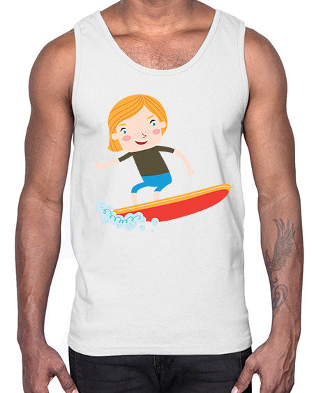 summer characters 70#- summer- Cotton Tank