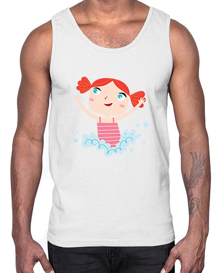 summer characters 73#- summer- Cotton Tank