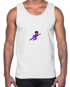 super kid 14#- black boys or men- Cotton Tank
