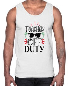 teacher off duty Style 379#- teacher- Cotton Tank