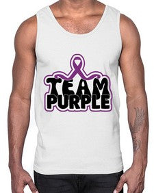 team purple 216#- alzheimers- Cotton Tank