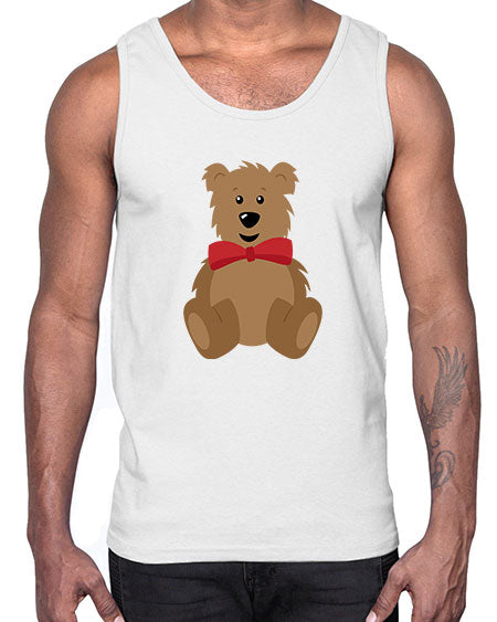 teddy bear 261#- bears - animals- Cotton Tank