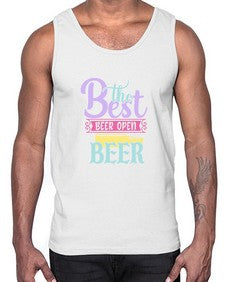 the best beer open beer 414#- beer- Cotton Tank