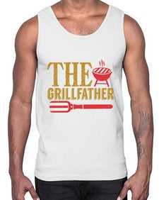 the grill father 417#- bbq- Cotton Tank