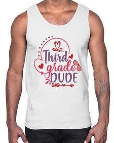 third grade dude 956#- third grade- Cotton Tank