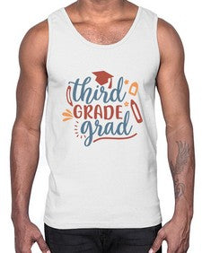 third grade grad 959#- third grade- Cotton Tank
