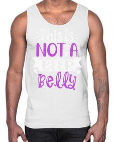 this is not a beer belly 1648#- beer- Cotton Tank