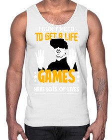 to get a life game 159#- video games- Cotton Tank