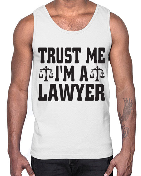 trust me im a lawyer 1590#- lawyer- Cotton Tank