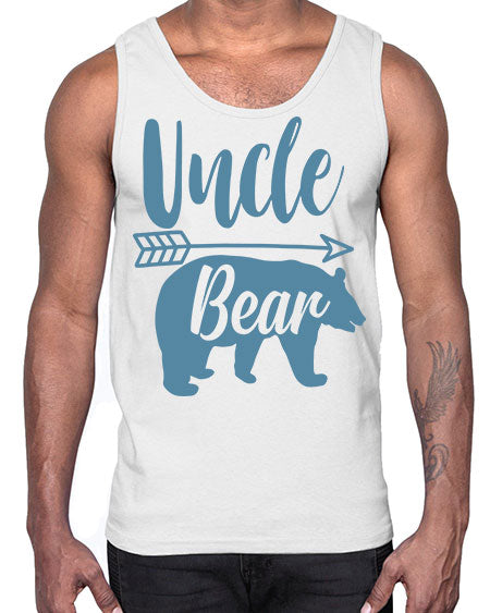 uncle bear 285#- bears - animals- Cotton Tank