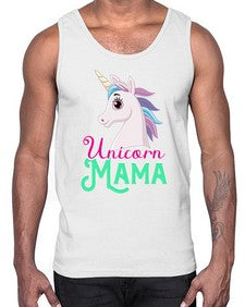 unicorn mama 471#- unicorn- Cotton Tank