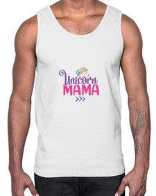 unicorn mama 472#- unicorn- Cotton Tank