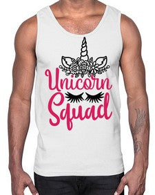 unicorn squad 483#- unicorn- Cotton Tank