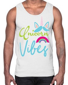 unicorn vibes 508#- unicorn- Cotton Tank