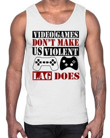 video games dont make us violent lag does 161#- video games- Cotton Tank