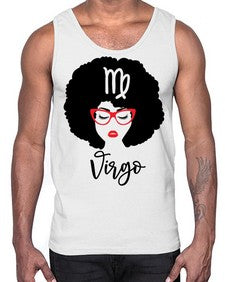 virgo 543#- virgo- Cotton Tank
