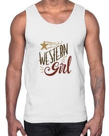 western girl 1244#- western- Cotton Tank