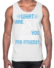 what are you doing for others Style 10#- volunteer- Cotton Tank