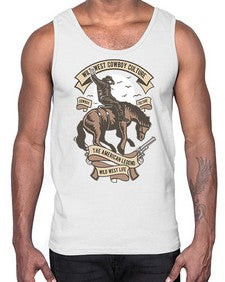 wild west cowboy culture 1249#- western- Cotton Tank