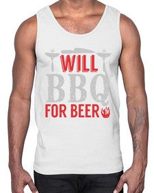 will bbq for beer 475#- bbq- Cotton Tank
