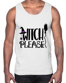 witch please 14#- witch- Cotton Tank