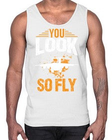 you look so fly  53#- airplane- Cotton Tank