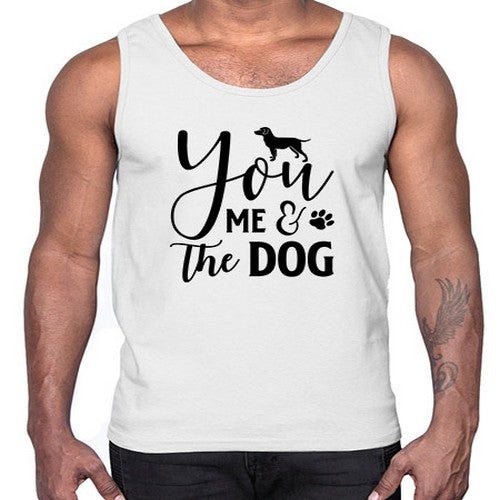 you me the dog 252#- dogs- Cotton Tank