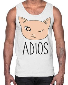 Adios- cats- Cotton Tank