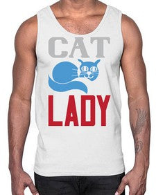 cat lady Style 31#- cats- Cotton Tank