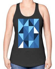 Abstract Shape 200# - art pop art -Racerback Tank