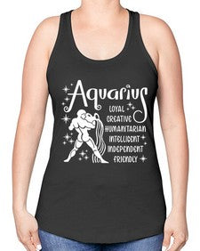 Aquarius 68# - aquarius -Racerback Tank