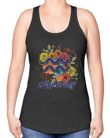 Aquarius 7# - aquarius -Racerback Tank