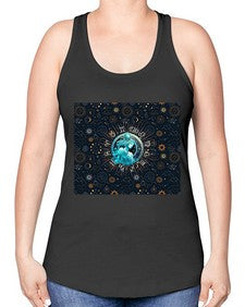 Aquarius Straight 66# - aquarius -Racerback Tank