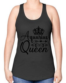 Aquarius queen 74# - aquarius -Racerback Tank