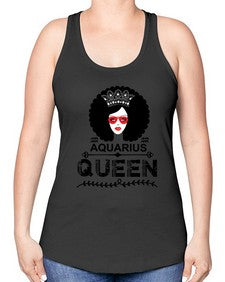 Aquarius queen 75# - aquarius -Racerback Tank