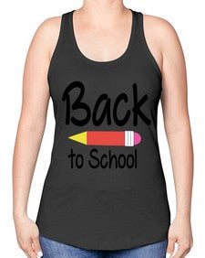 Back to School 5# - general school -Racerback Tank