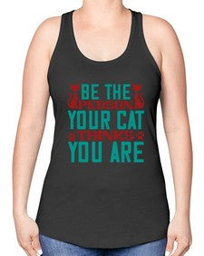 Be The Person Thinks You are Style 28# - cats -Racerback Tank