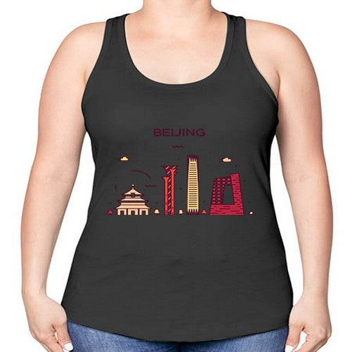 Beijing 428# - cities -Racerback Tank