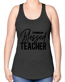 Blessed teacher 632# - teacher -Racerback Tank