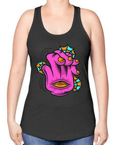 Bored high five 23# - cartoon general -Racerback Tank