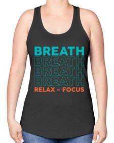 Breath Relax Focus 181# - yoga -Racerback Tank
