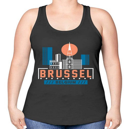 Brussel 504# - cities -Racerback Tank
