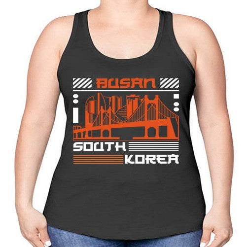 Busan 524# - cities -Racerback Tank