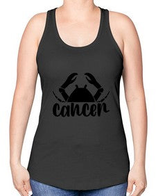 Cancer 156# - cancer -Racerback Tank